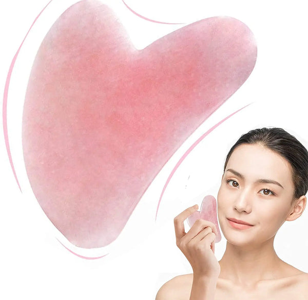 Natural Beeswax Stone Facial Massage Roller