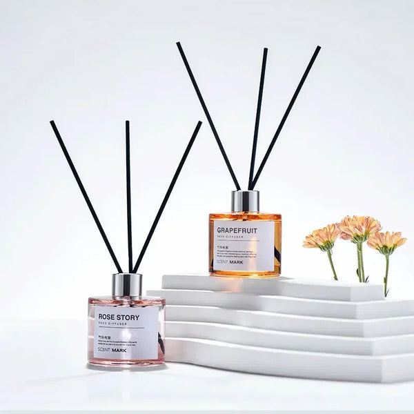 Aromatherapy Reed Diffuser Set with Lavender Essential Oil